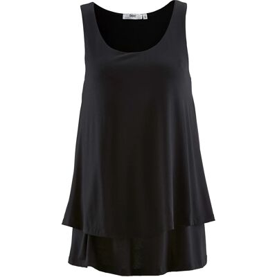bonprix Top, dvojvrstvový, z viskózy 40/42 female bonprix Top, dvojvrstvový, z viskózy 40/42 female