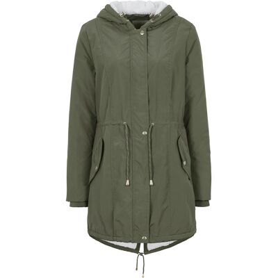 bonprix Bunda parka s kožušinkovým flísom 48 female bonprix Bunda parka s kožušinkovým flísom 48 female