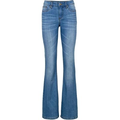 bonprix Komfort-streč džínsy BOOTCUT, stredná výška pásu 50 female bonprix Komfort-streč džínsy BOOTCUT, stredná výška pásu 50 female