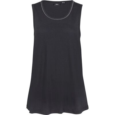 bonprix Dlhý udržateľný top s okrúhlym výstrihom 44/46 female bonprix Dlhý udržateľný top s okrúhlym výstrihom 44/46 female