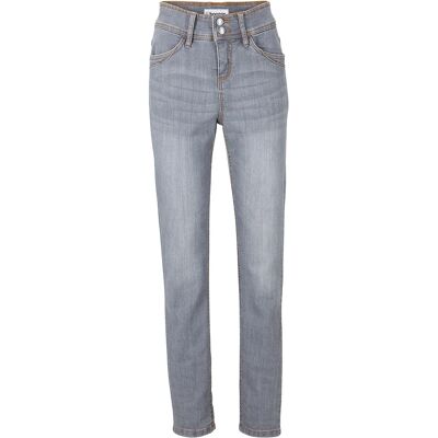 bonprix Komfortné strečové džínsy, High Waist, Slim-Fit 34 female bonprix Komfortné strečové džínsy, High Waist, Slim-Fit 34 female