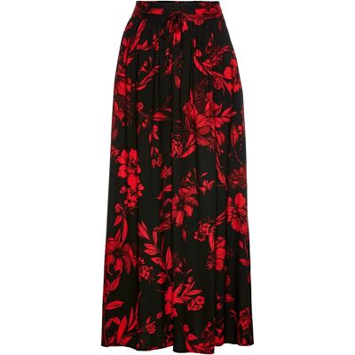 bonprix Maxi sukňa s komfortným pásom z jemnej viskózy 40 female bonprix Maxi sukňa s komfortným pásom z jemnej viskózy 40 female
