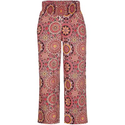 bonprix Široké džersejové culotte nohavice so širokým nariaseným pásom, 7/8 dĺžka 44/46 female bonprix Široké džersejové culotte nohavice so širokým nariaseným pásom, 7/8 dĺžka 44/46 female