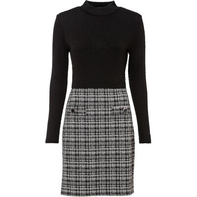 bonprix Mini šaty z padavého viskózového mixu 40/42 female bonprix Mini šaty z padavého viskózového mixu 40/42 female