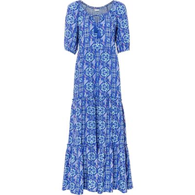 bonprix Maxi šaty s potlačou, z udržateľnej viskózy 38 female bonprix Maxi šaty s potlačou, z udržateľnej viskózy 38 female