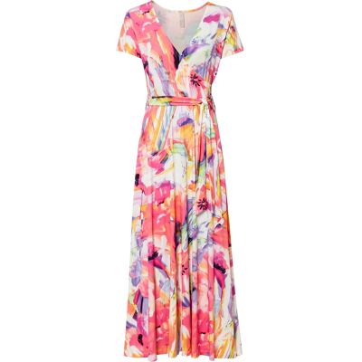 bonprix Maxi šaty s krátkym rukávom 40/42 female bonprix Maxi šaty s krátkym rukávom 40/42 female