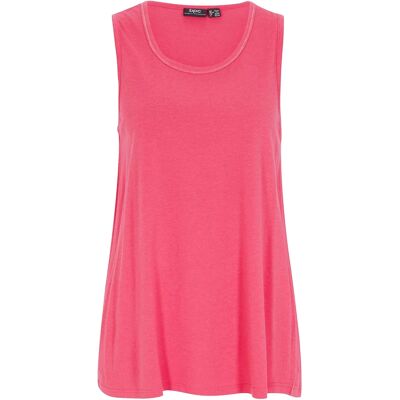 bonprix Dlhý udržateľný top s okrúhlym výstrihom 48/50 female bonprix Dlhý udržateľný top s okrúhlym výstrihom 48/50 female