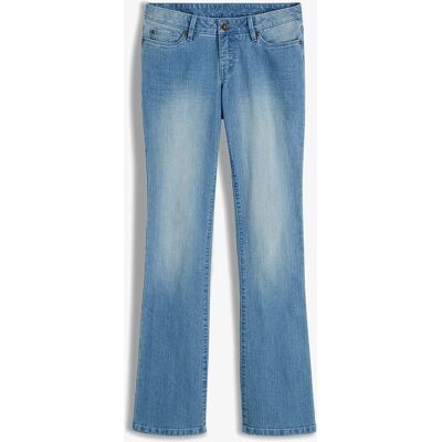 bonprix Džínsy bootcut, Mid Waist, strečové 46 female bonprix Džínsy bootcut, Mid Waist, strečové 46 female