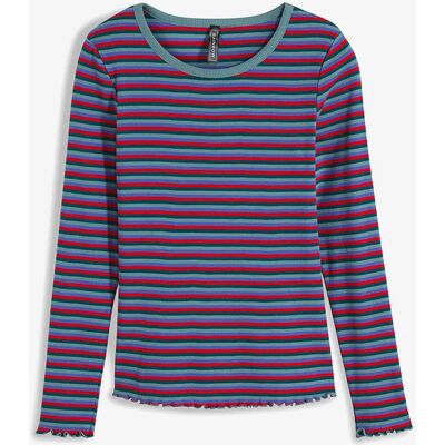 bonprix Vrúbkované tričko z bio bavlny 40/42 female bonprix Vrúbkované tričko z bio bavlny 40/42 female