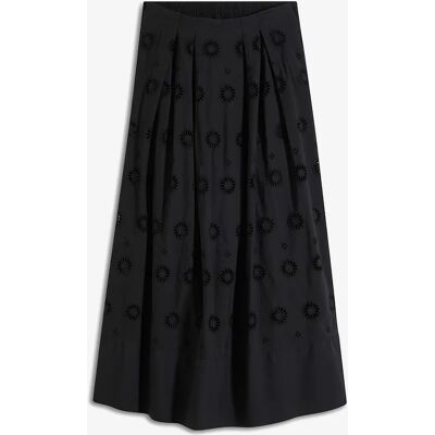 bonprix Maxi sukňa z bio bavlny, dierkovaná výšivka 50 female bonprix Maxi sukňa z bio bavlny, dierkovaná výšivka 50 female