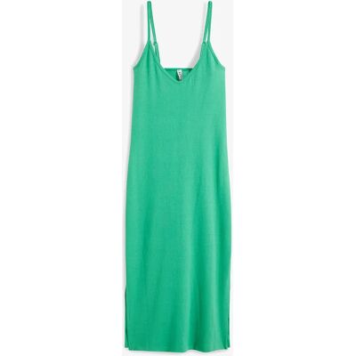 bonprix Vrúbkované šaty bodycon z elastickej bavlnenej kvality 32/34 female bonprix Vrúbkované šaty bodycon z elastickej bavlnenej kvality 32/34 female