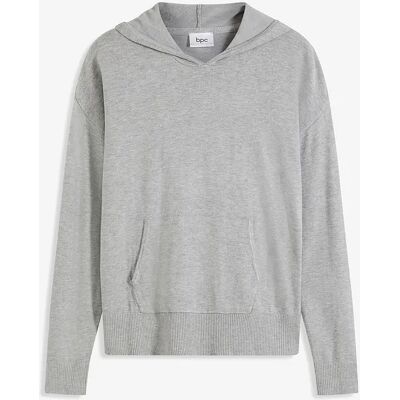 bonprix Pletená mikina s kapucňou a klokaním vreckom, z viskózového materiálu 36/38 female bonprix Pletená mikina s kapucňou a klokaním vreckom, z viskózového materiálu 36/38 female