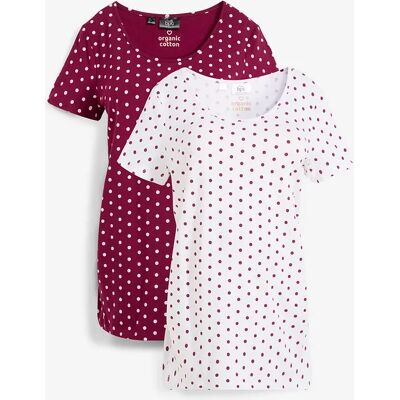 bonprix Materské tričko z bio bavlny, 2 ks 32/34 female bonprix Materské tričko z bio bavlny, 2 ks 32/34 female