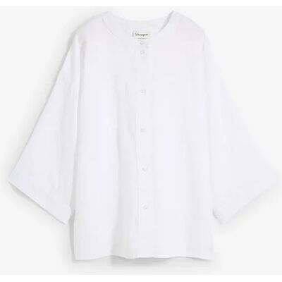 bonprix Oversize-blúzka z čistého plátna 40 female bonprix Oversize-blúzka z čistého plátna 40 female