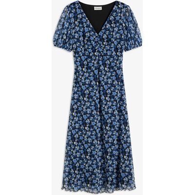 bonprix Potlačené sieťované midi šaty 36/38 female bonprix Potlačené sieťované midi šaty 36/38 female