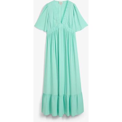bonprix Maxi šaty s volánmi z padavej viskózy 48 female bonprix Maxi šaty s volánmi z padavej viskózy 48 female