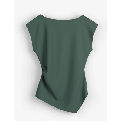 bonprix Asymetrický top z pohodlného Scuba materiálu 40/42 female bonprix Asymetrický top z pohodlného Scuba materiálu 40/42 female