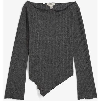 bonprix Vrúbkované tričko z jemného viskózového mixu 48/50 female bonprix Vrúbkované tričko z jemného viskózového mixu 48/50 female