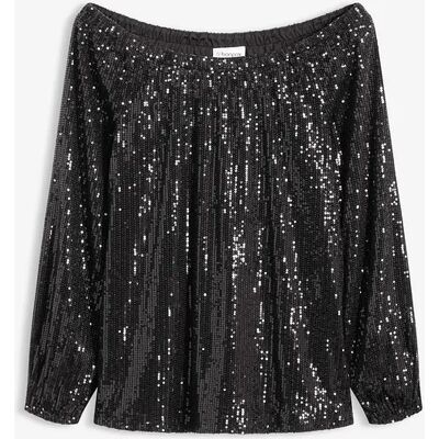 bonprix Carmen tričko, oversize s flitrami 40/42 female bonprix Carmen tričko, oversize s flitrami 40/42 female