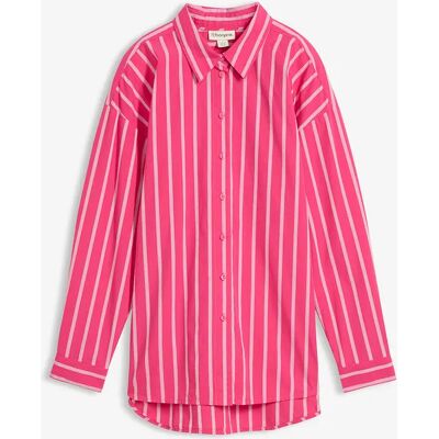 bonprix Košeľová blúzka z čistej bavlny, oversize 52 female bonprix Košeľová blúzka z čistej bavlny, oversize 52 female