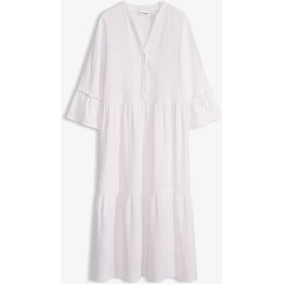 bonprix Maxi šaty z mäkkého mušelínu 48 female bonprix Maxi šaty z mäkkého mušelínu 48 female