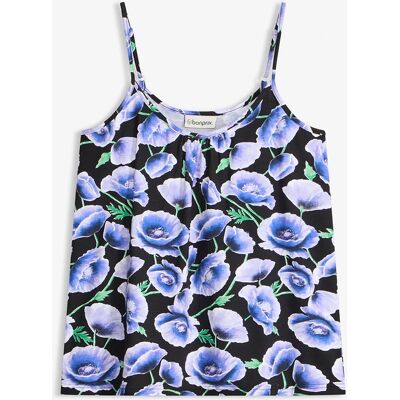 bonprix Top s tenkými ramienkami z jemného viskózového mixu 52/54 female bonprix Top s tenkými ramienkami z jemného viskózového mixu 52/54 female