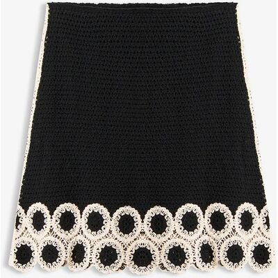 bonprix Pletená sukňa z čistej bavlny 36/38 female bonprix Pletená sukňa z čistej bavlny 36/38 female