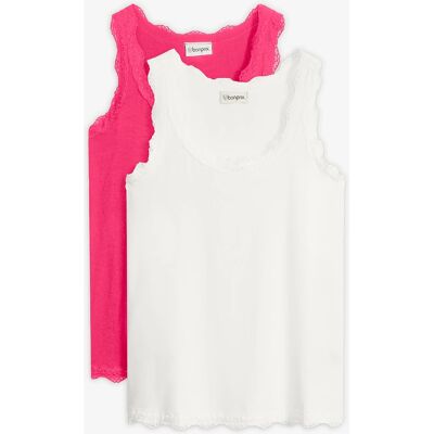 bonprix Top z mäkkého viskózového mixu (2 ks) 32/34 female bonprix Top z mäkkého viskózového mixu (2 ks) 32/34 female