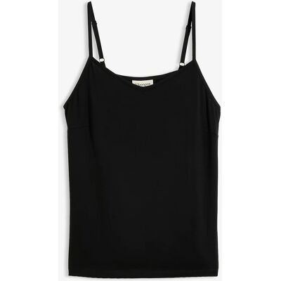 bonprix Top s tenkými ramienkami z padavého mixu lyocell 52/54 female bonprix Top s tenkými ramienkami z padavého mixu lyocell 52/54 female
