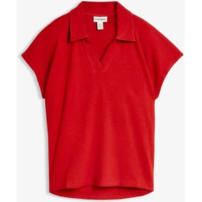 bonprix Polo tričko z čistej bio bavlny 44/46 female bonprix Polo tričko z čistej bio bavlny 44/46 female