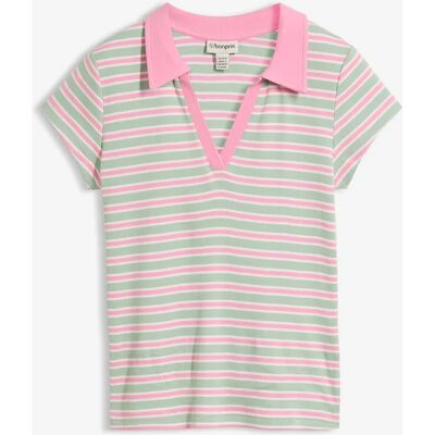 bonprix Polo tričko z čistej bio bavlny, vrúbkované 44/46 female bonprix Polo tričko z čistej bio bavlny, vrúbkované 44/46 female