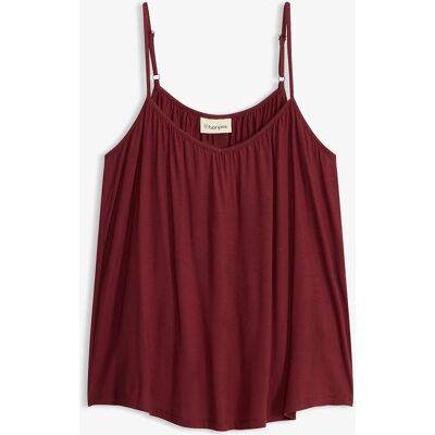 bonprix Top na tenké ramienka z padavej viskózy 52/54 female bonprix Top na tenké ramienka z padavej viskózy 52/54 female