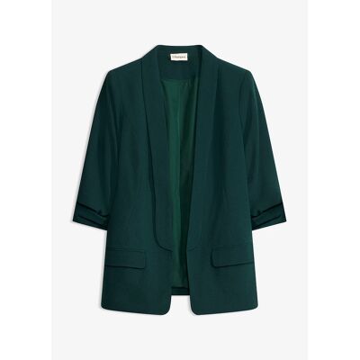 bonprix Dlhé sako s nariasenými rukávmi 50 female bonprix Dlhé sako s nariasenými rukávmi 50 female