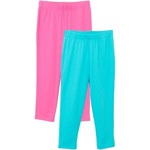 bonprix Capri legíny z elastického bio bavlneného mixu (2 ks) 128/134 female bonprix Capri legíny z elastického bio bavlneného mixu (2 ks) 128/134 female