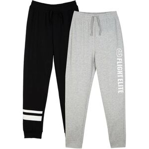 bonprix Tepláky (2 ks) z mäkkého bavlneného materiálu 140/146 male bonprix Tepláky (2 ks) z mäkkého bavlneného materiálu 140/146 male