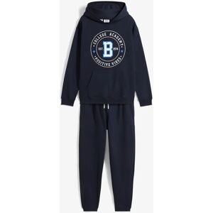 bonprix Mikina a tepláky z mäkkej bavlny (2-dielna sada) 152/158 unisex bonprix Mikina a tepláky z mäkkej bavlny (2-dielna sada) 152/158 unisex