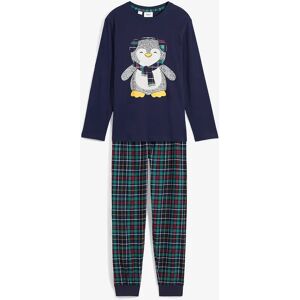 bonprix Detské pyžamo s flanelovými nohavicami a bio bavlnou (2-dielna sada) 116/122 unisex bonprix Detské pyžamo s flanelovými nohavicami a bio bavlnou (2-dielna sada) 116/122 unisex