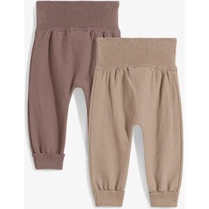 bonprix Detské pletené nohavice (2 ks), z bavlneného mixu 92/98 unisex bonprix Detské pletené nohavice (2 ks), z bavlneného mixu 92/98 unisex