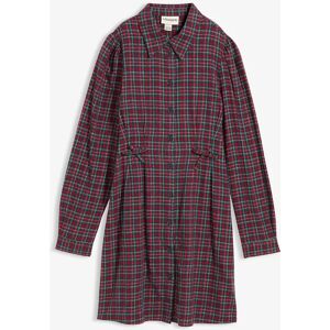 bonprix Košeľové šaty z flanelu 134 female bonprix Košeľové šaty z flanelu 134 female