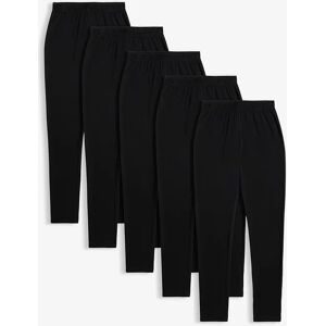 bonprix Legíny z elastického bio bavlneného mixu (5 ks) 140 female bonprix Legíny z elastického bio bavlneného mixu (5 ks) 140 female
