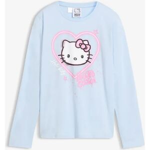 bonprix Tričko s dlhým rukávom, Hello Kitty z čistej bavlny 158 female bonprix Tričko s dlhým rukávom, Hello Kitty z čistej bavlny 158 female
