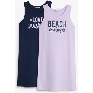 bonprix Džersejové šaty (2 ks), z čistej bio bavlny 164/170 female bonprix Džersejové šaty (2 ks), z čistej bio bavlny 164/170 female