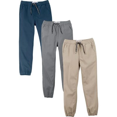 bonprix Tepláky z bavlny (3 ks), Regular Fit 92 male bonprix Tepláky z bavlny (3 ks), Regular Fit 92 male