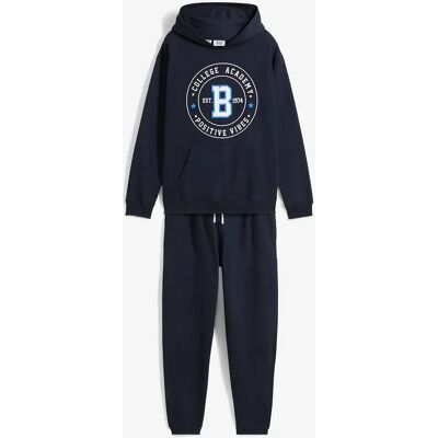 bonprix Mikina a tepláky z mäkkej bavlny (2-dielna sada) 164/170 unisex bonprix Mikina a tepláky z mäkkej bavlny (2-dielna sada) 164/170 unisex