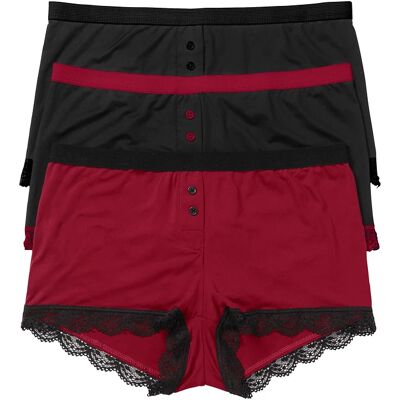 bonprix Mikrovláknové dámske boxerky (3 ks) 40/42 female bonprix Mikrovláknové dámske boxerky (3 ks) 40/42 female