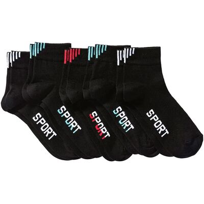 bonprix Športové ponožky s bio bavlnou (5 ks) 43-46 unisex bonprix Športové ponožky s bio bavlnou (5 ks) 43-46 unisex