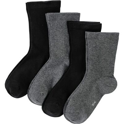 bonprix Ponožky s potlačeným patentom (4 ks) 43-46 unisex bonprix Ponožky s potlačeným patentom (4 ks) 43-46 unisex