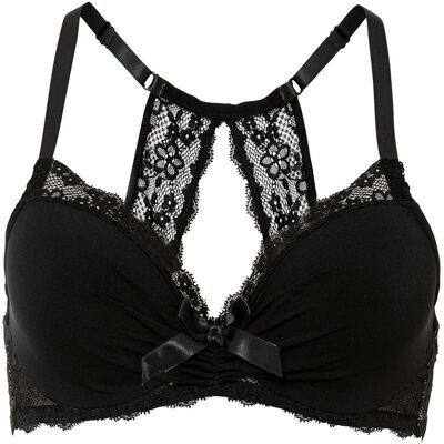 bonprix Vystužená podprsenka z čipky, americké prieramky 85 female bonprix Vystužená podprsenka z čipky, americké prieramky 85 female