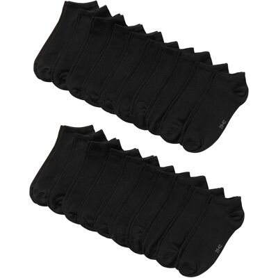 bonprix Ponožky do tenisiek (20 ks) s bio bavlnou 43-46 unisex bonprix Ponožky do tenisiek (20 ks) s bio bavlnou 43-46 unisex