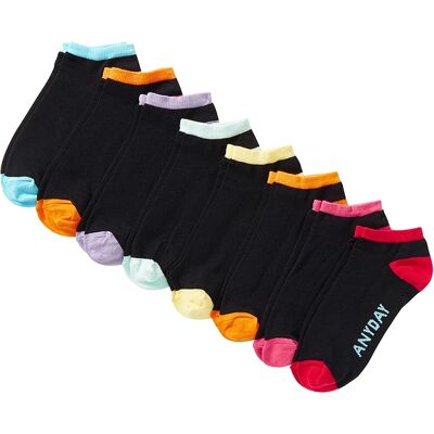 bonprix Ponožky do tenisiek (8 ks), s bio bavlnou 35-38 unisex bonprix Ponožky do tenisiek (8 ks), s bio bavlnou 35-38 unisex